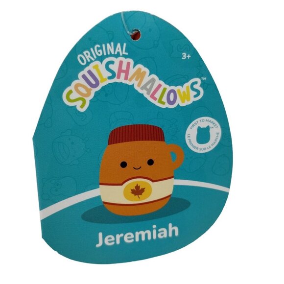 Original Squishmallows 5 inch Jeremiah Maple Syrup Plush Toy - Picture 5 of 6